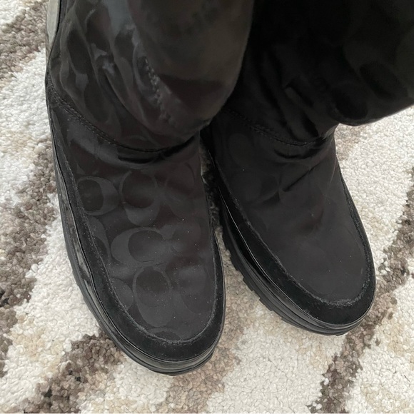 Coach Black Jordy Winter Boots - Picture 6 of 11